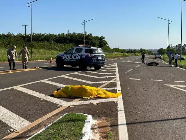 Acidente rodovia Nova Andradina