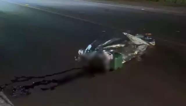 Homem atropelado rodovia Ponta Porã