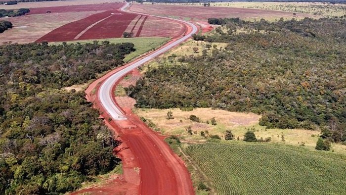 Rodovia pavimentação