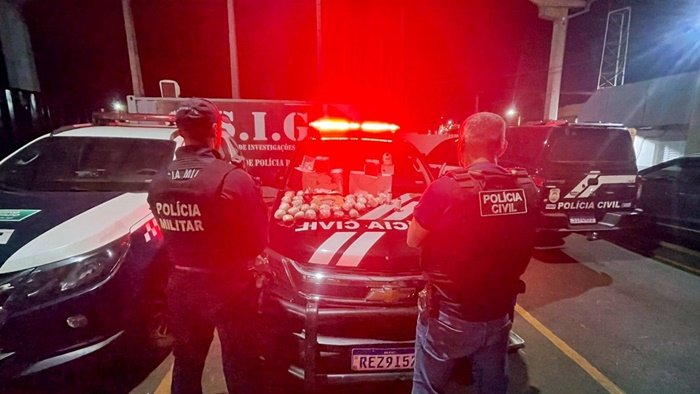 Drogas e objetos apreendidos