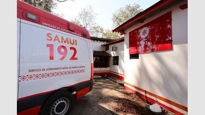 Base e viatura do Samu