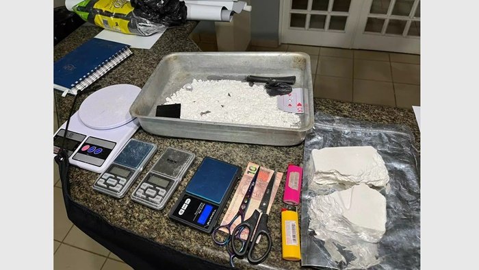 Drogas e objetos apreendidos Coxim