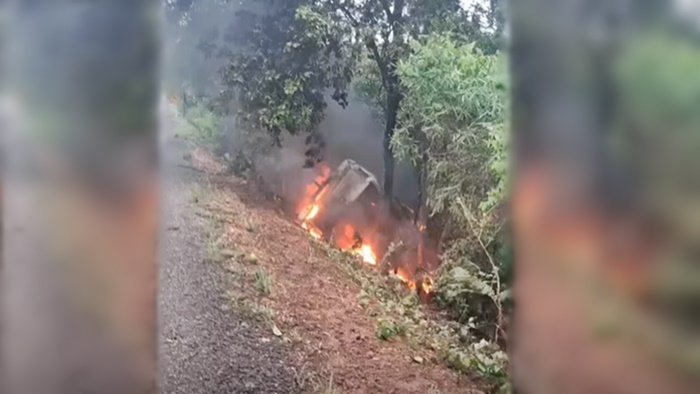 Veículo fogo BR-262