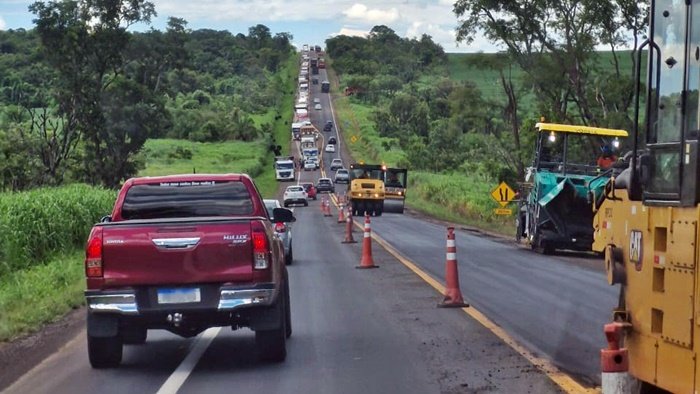Obras BR-163 MS pareesiga
