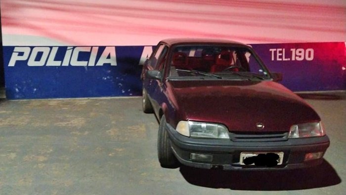 Carro apreendido Camapuã