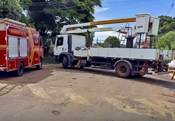 Bombeiros Prefeitura ventos SGO