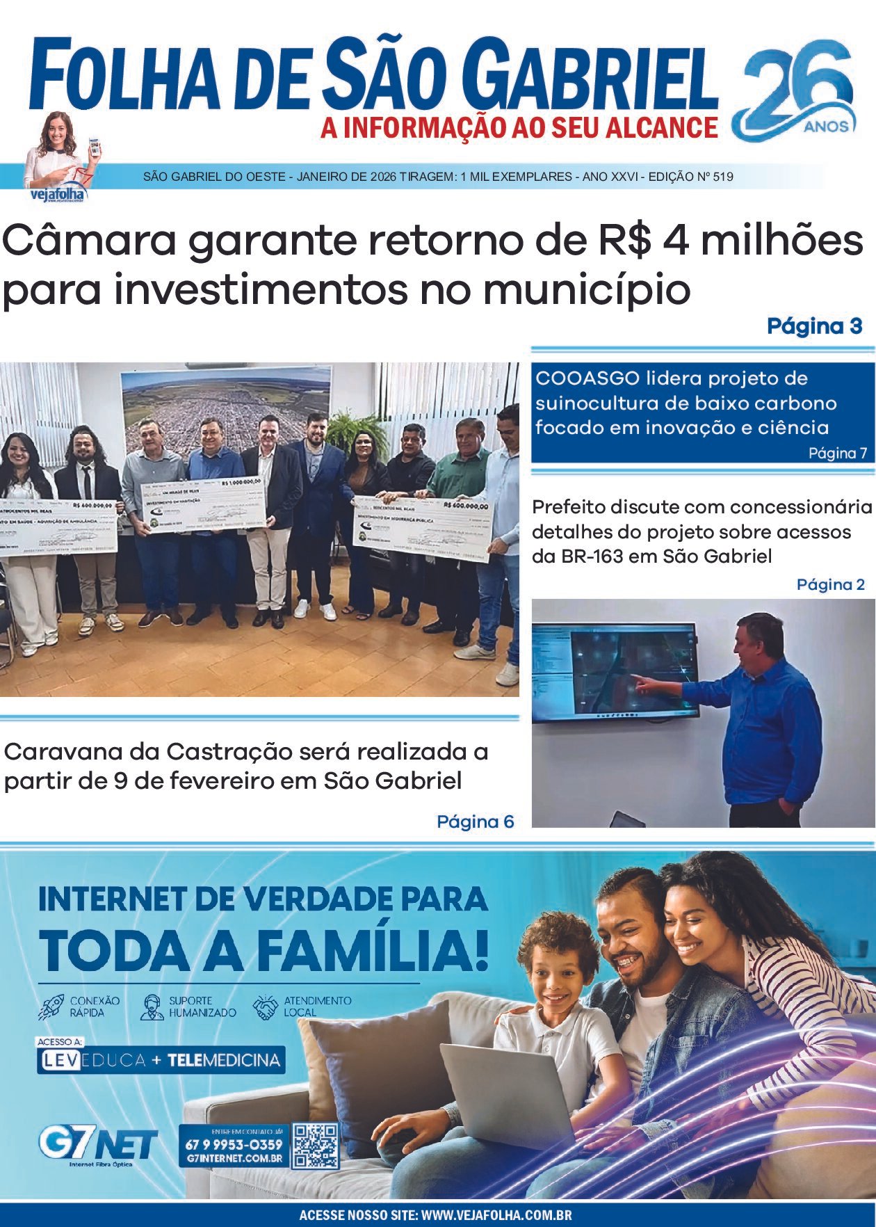 Folha de São Gabriel 519