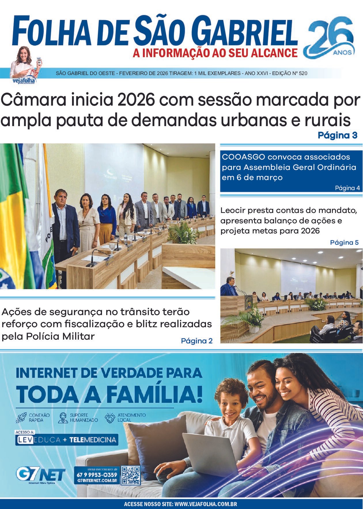 Folha de São Gabriel 520