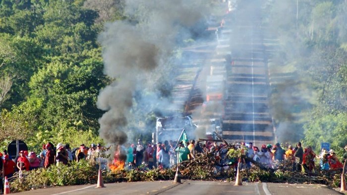Bloqueio MST CG BR163