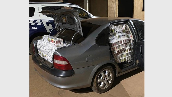 Carro apreendido Nova Alvorada