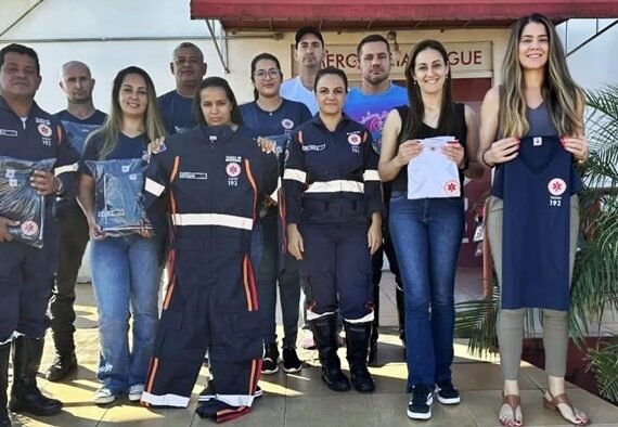 Entrega uniforme SAMU