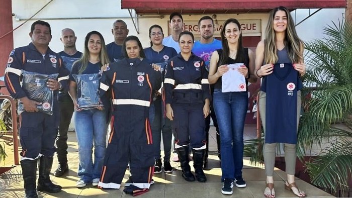 Entrega uniforme SAMU