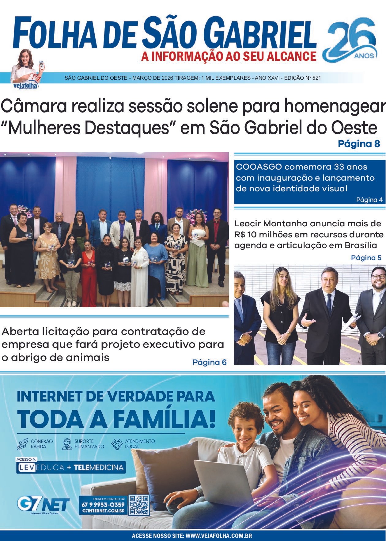 Folha de São Gabriel 521