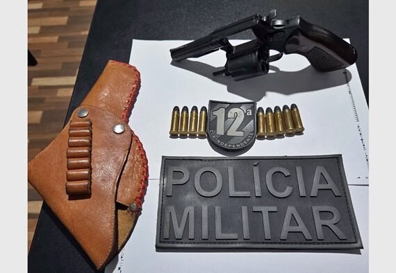 Arma apreendida PM