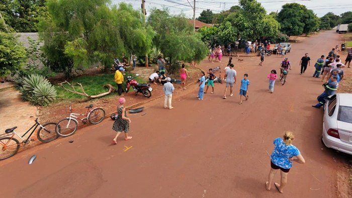 Batida de motos Dourados