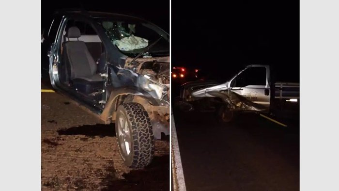 Batida veículos BR-060 Paraíso