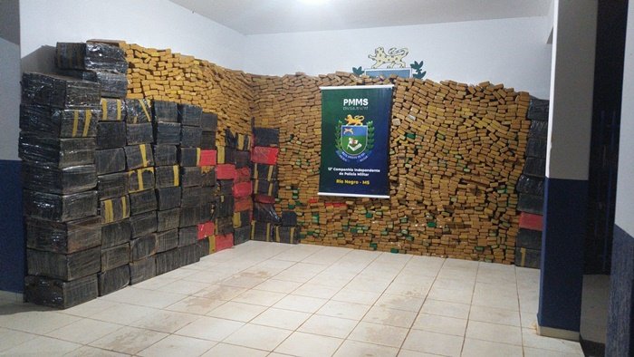 Droga apreendida Rio Negro