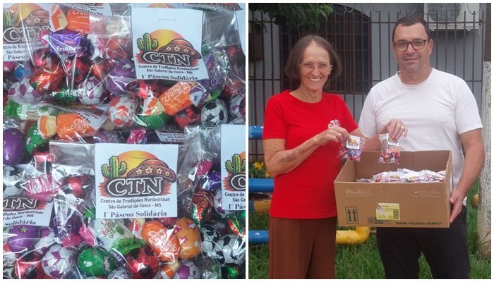 Entrega de chocolate