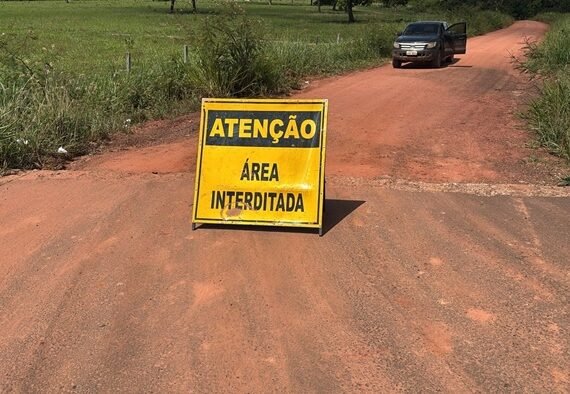 Interdição acesso Rio Negro