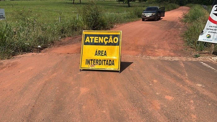Interdição acesso Rio Negro