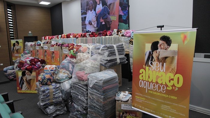 Seu abraço frio campanha