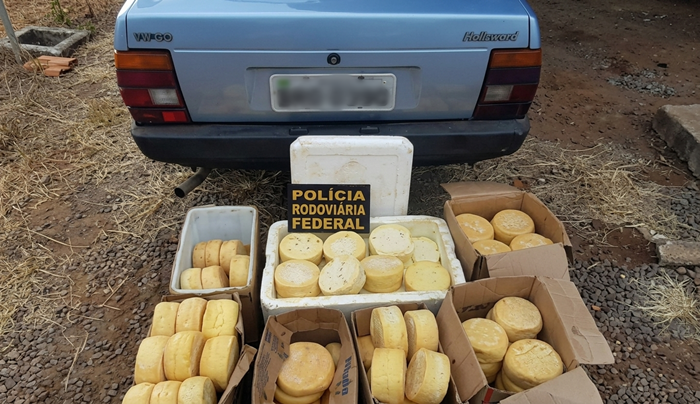 Apreensão queijos