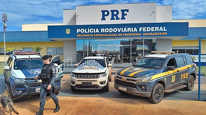 Droga apreendida PRF