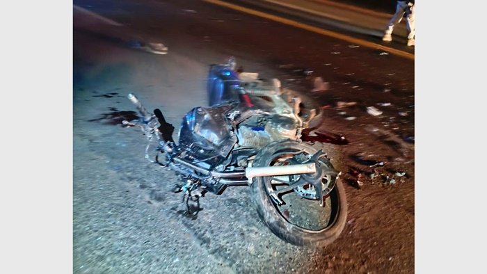Moto acidente SGO