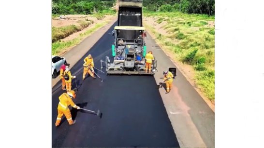 Pavimentação BR-419