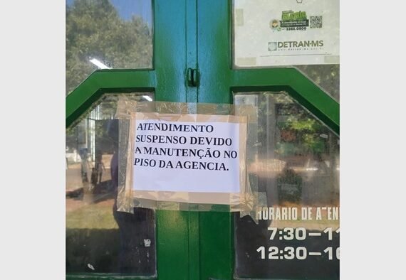 Detran SGO Fechado