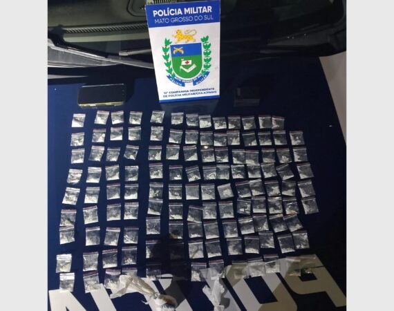 Droga apreendida PM