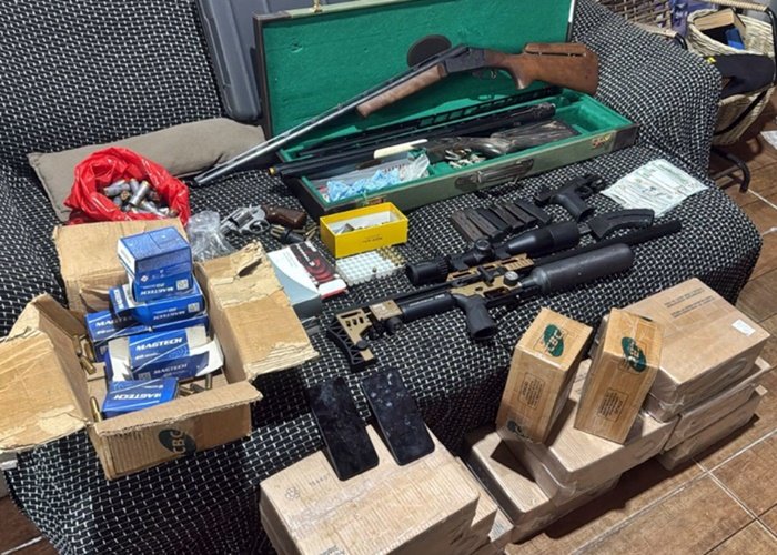 armas apreendidas operação
