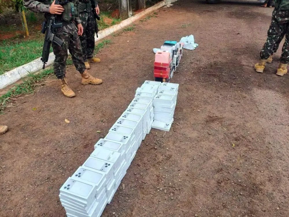 Apreensão celulares