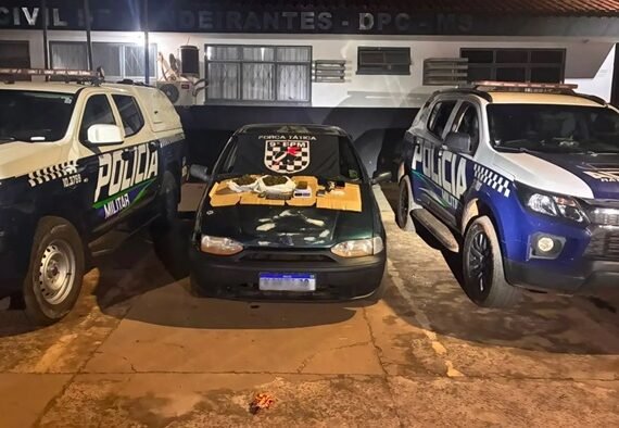 Carro apreendido e drogas bandeirantes 1