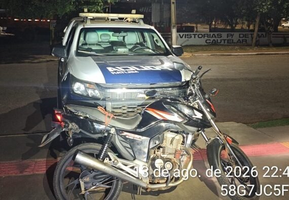 Moto apreendida SGO