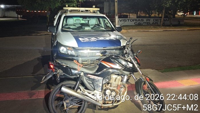 Moto apreendida SGO