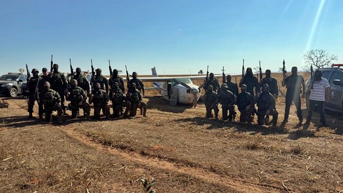 Policiais Aeronave SGO