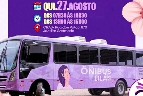 ônibus lilás