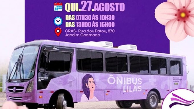 ônibus lilás