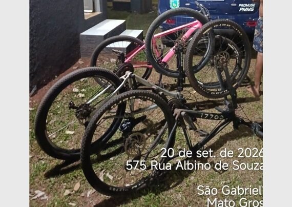 Bicicletas apreendidas