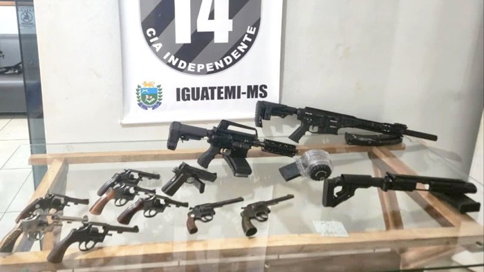 Armas apreendidas