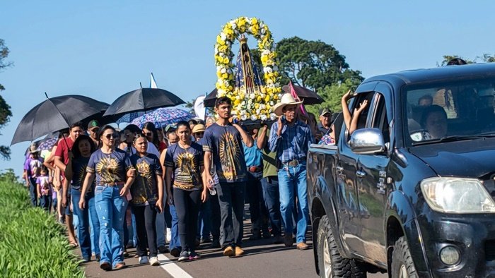Caminhada da fé Nossa Senhora Camapuã