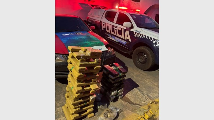Droga apreendida Camapuã